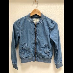 Tucker + Tate Girls Lightweight Chambray Jacket